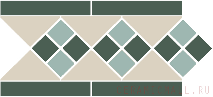 Octagon New Border Lisbon 1 Strip (Tr16 Dots13+18 Strips18) 15x28